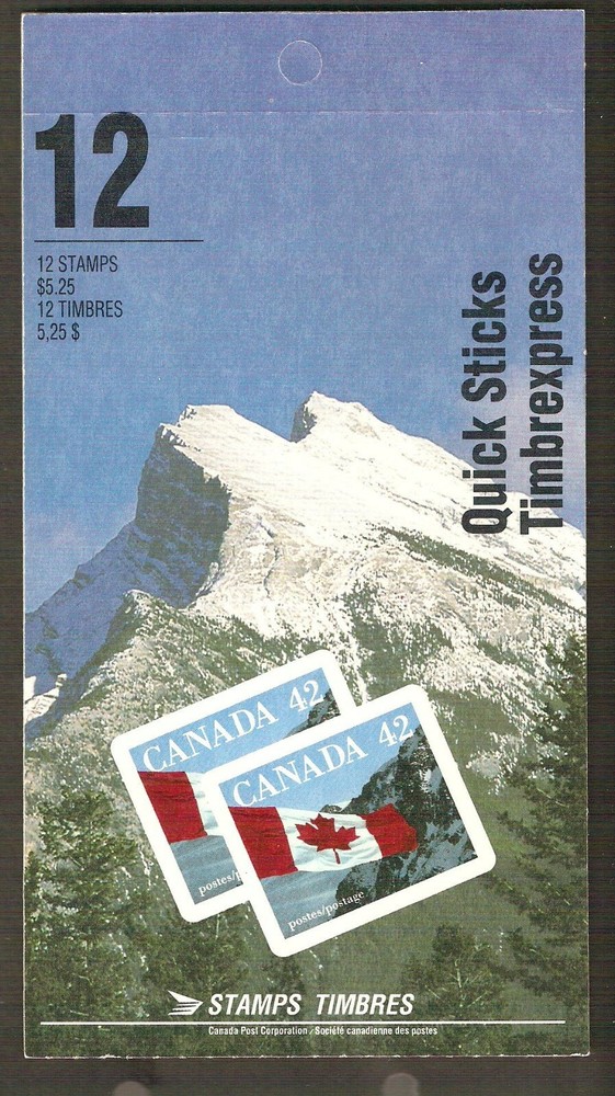BK141b   42¢   Quick Sticks Mountain Leans Left on Cover