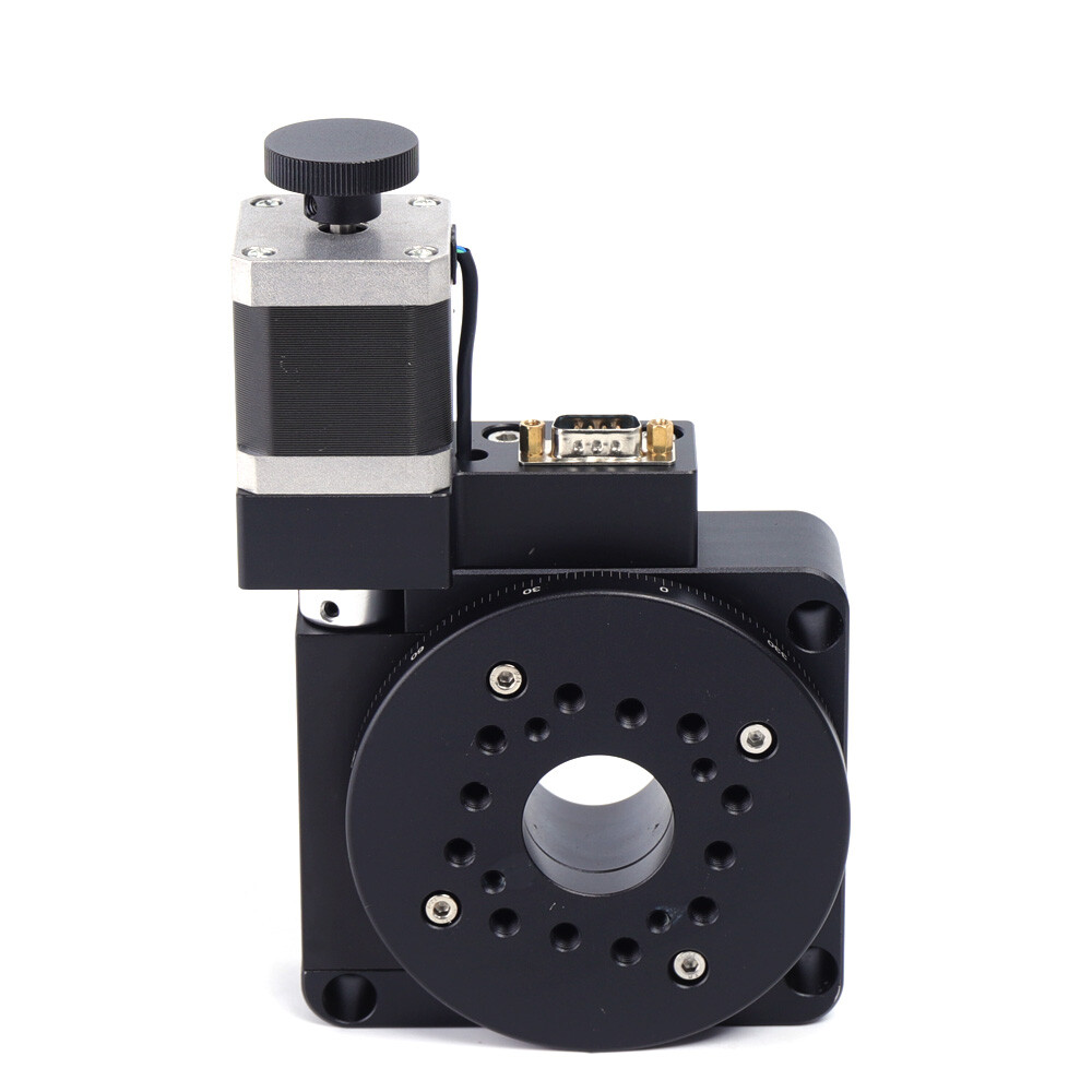 Electric Motorized Rotation Platform - Precision Optical Rotary Stage 100mm