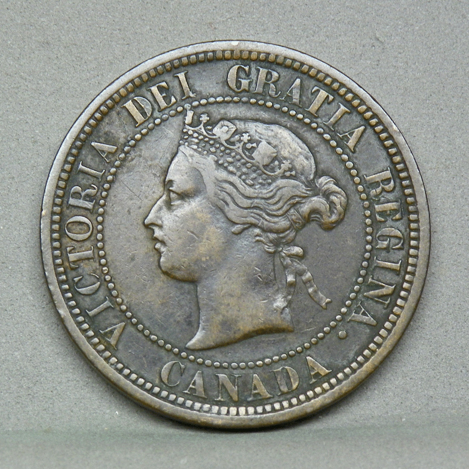 CANADA 1882-H LARGE CENT