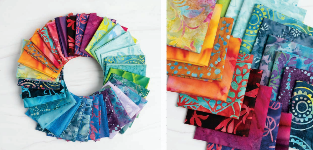 Moda MAMBO BATIKS Quilt Fabric Batik LAYER CAKE 42 10" Squares