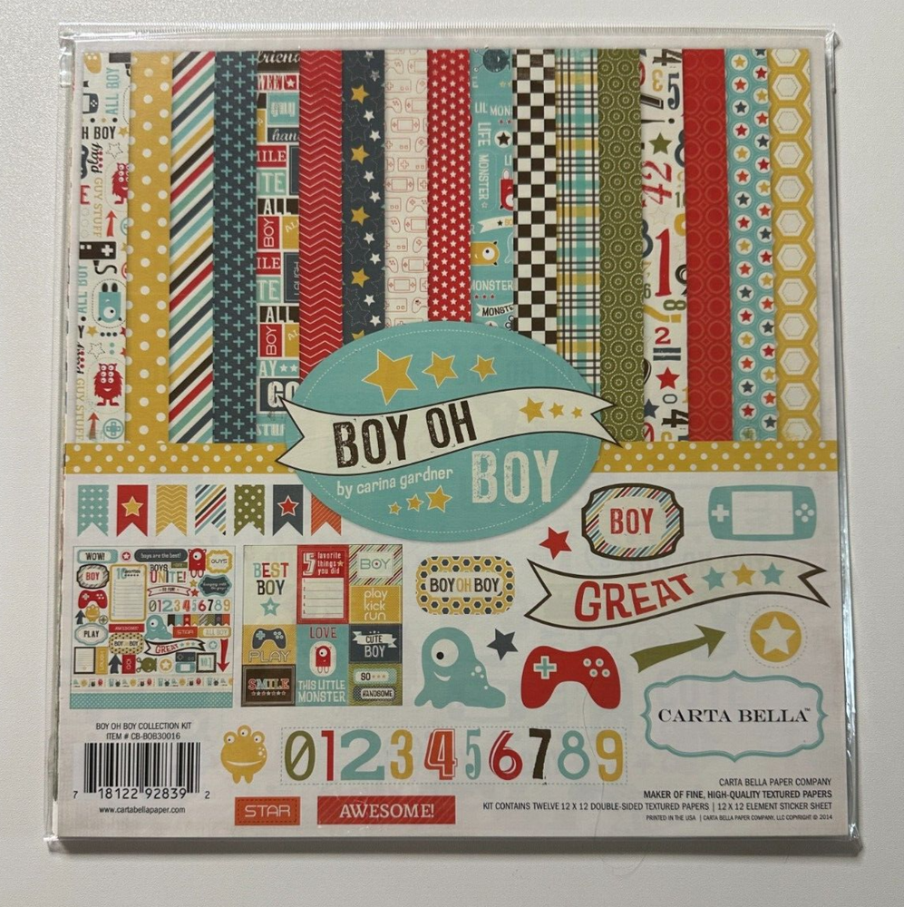 Carta Bella 12 x 12 Paper Pack-Multiple Variations Available-You Choose