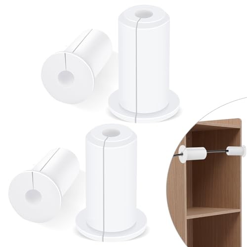 4 Pcs Starlink Wall Grommets for Cables Mount White Mini Internal Aa White