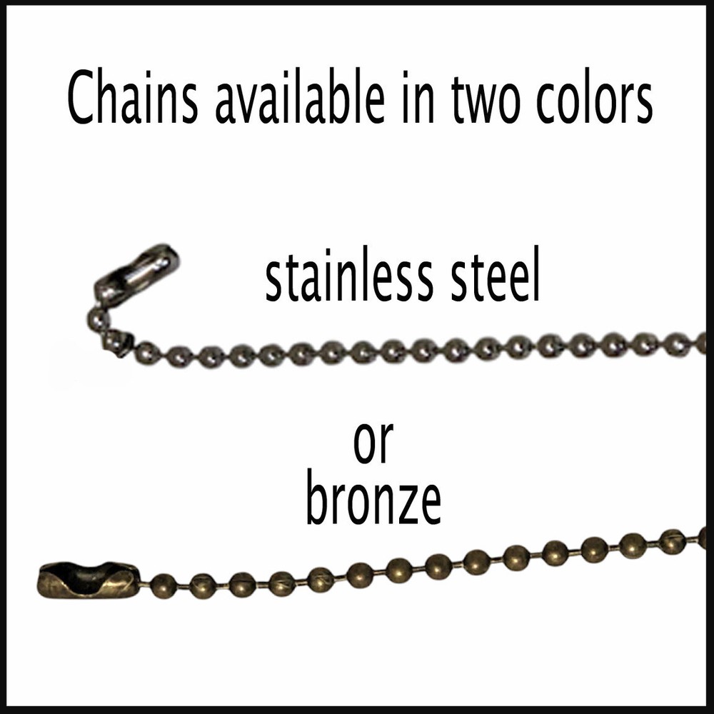 Set 2-Unique Abstract Art Ceiling Fan Lighting Pull Chain 4"+ Extension Chain