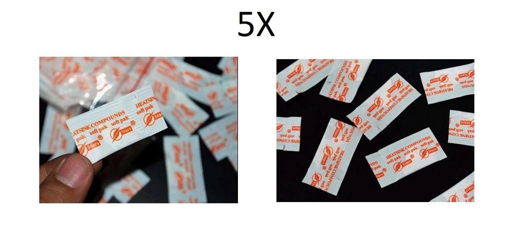 5 PASTA TERMOCONDUTTIVA termica processore cpu VGA dissipatore computer scheda