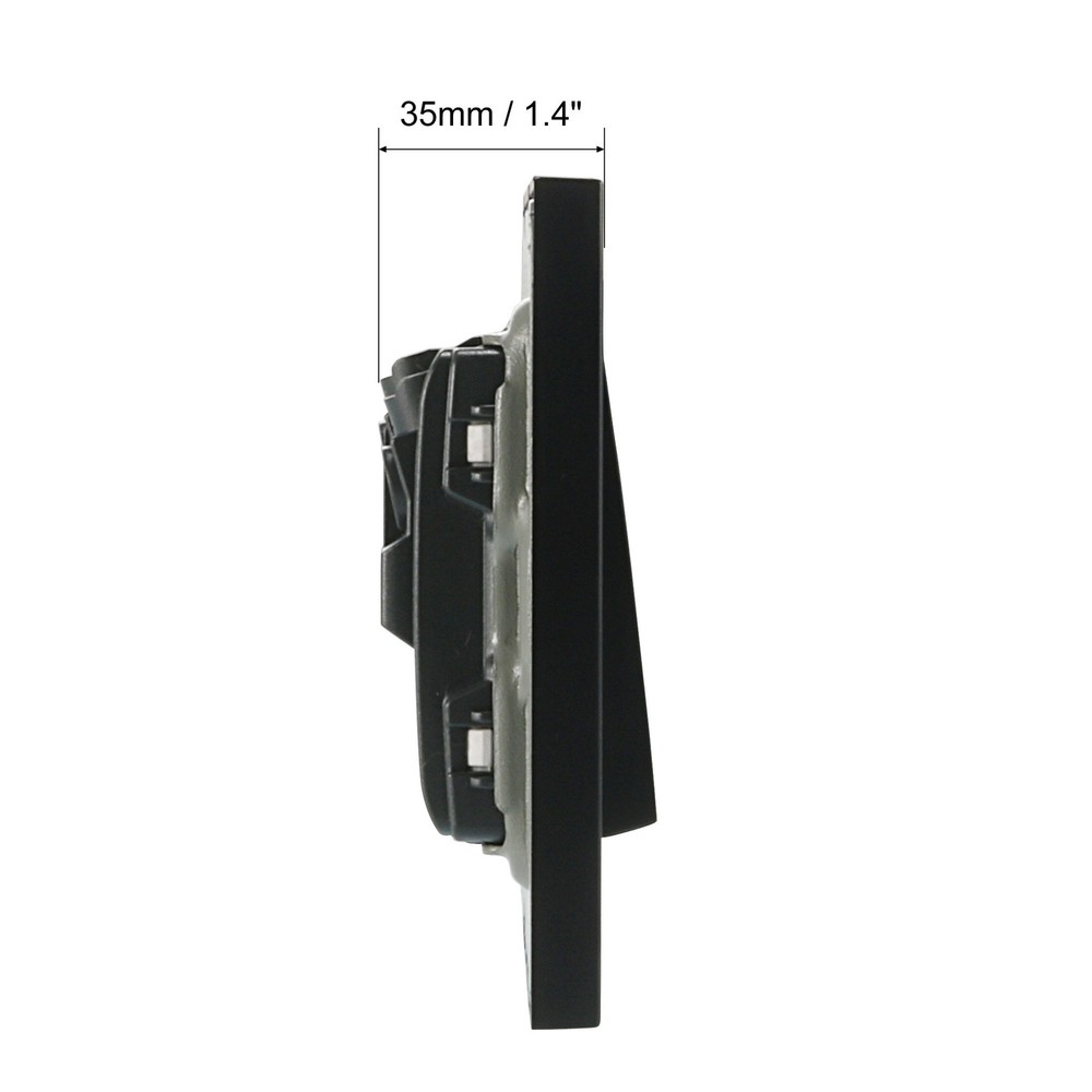 Push to Exit Button Switch Wall Mounted Resettable Square AC 250V 16A