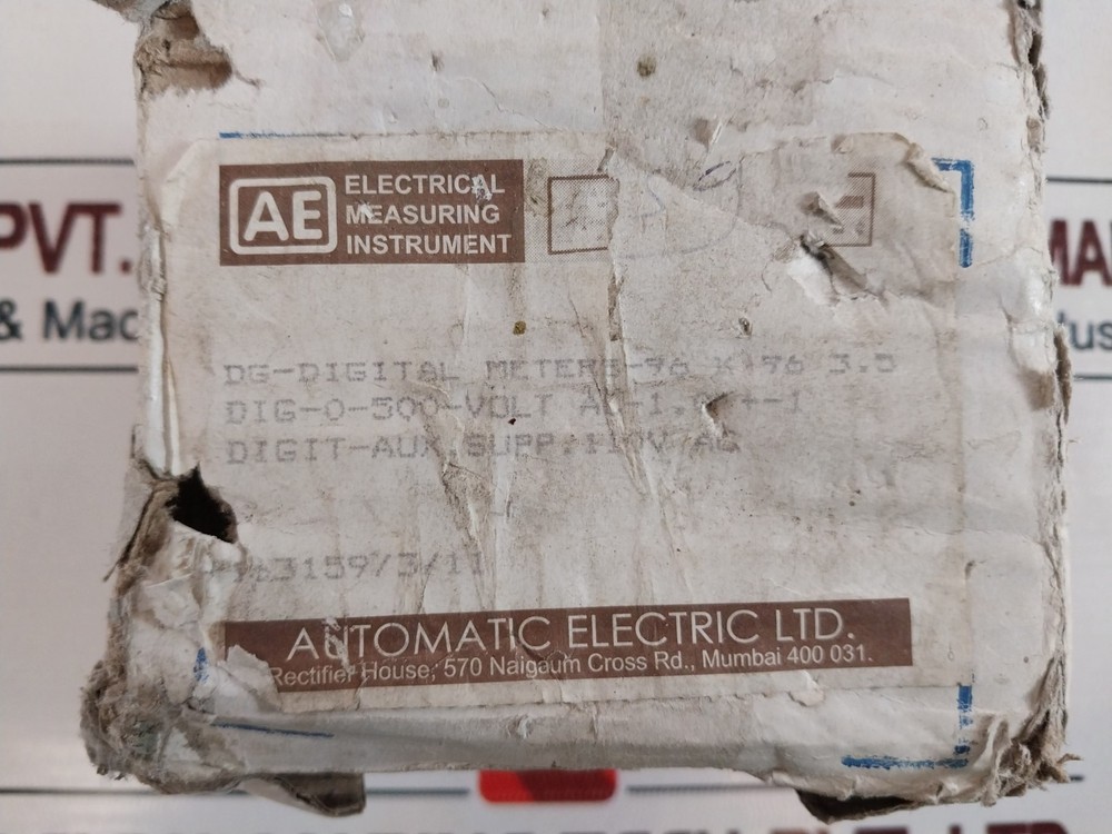 Automatic Electric Digital AC Voltmeter 110VAC 50HZ