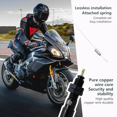 1 PC Rear Brake Light Switch Wire, 14.96 Inches Tail Light Switch with Spring