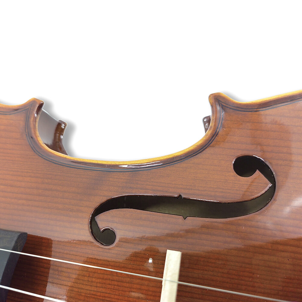 4 String 4/4 Violin Solid Wood Ebony Fittings Accessory Professional Lerners