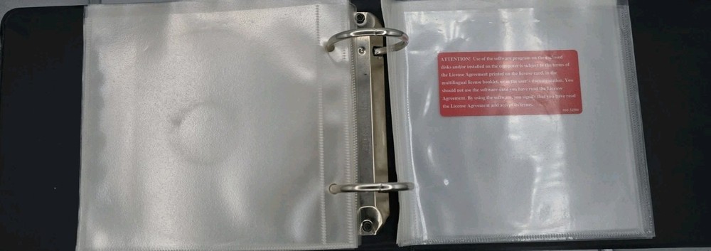 Gateway Software Storage Binder CD Holder, Original Vintage, Binder Only