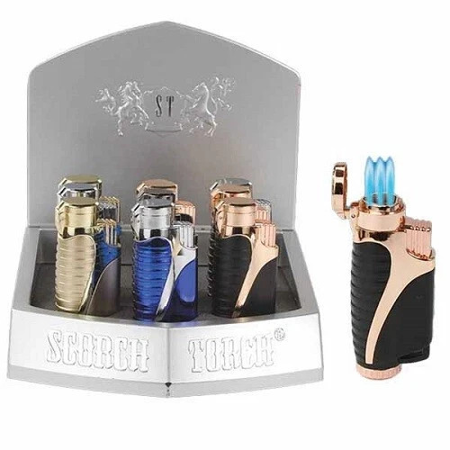SCORCH Torch Lighter – Model 61530 -Triple Flame Torch | 1 Count