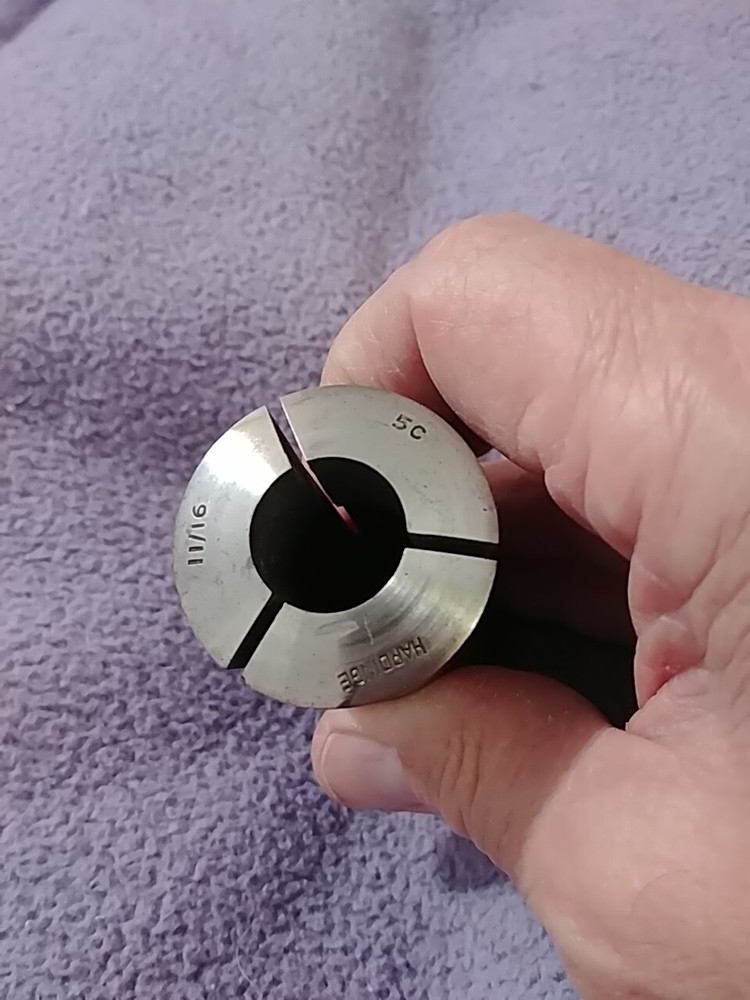 11/16" Hardinge 5C Round Collet External Threads Only
