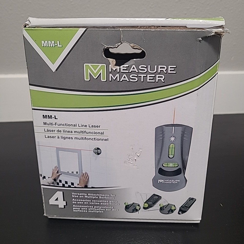 Measure Master MM-L Multi-Functional Line Laser Level.  TESTED Leveling Tool