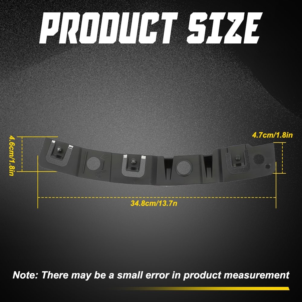 Front Bumper Bracket Retainer Support for 2017-2021 Mazda CX-5 Left Driver Side