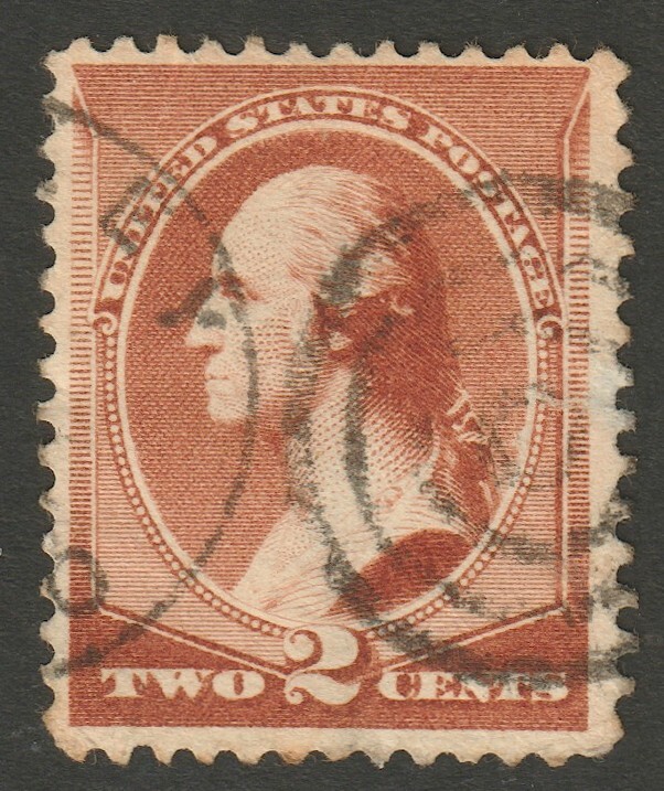 Scott #210 1883 Used  Target Cancel     210SP01-56