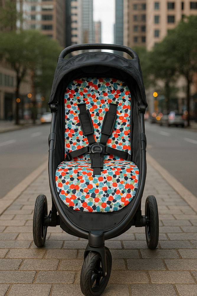 Colorful Shells Stroller Liner