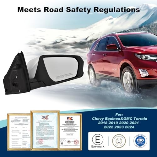 Side mirror assembly replacement, left side mirror assembly replacement, right