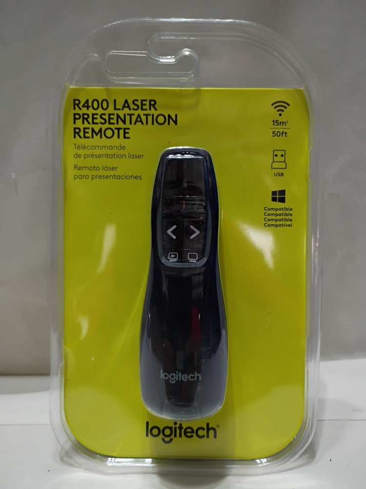 Logitech R400  Presentation Remote New