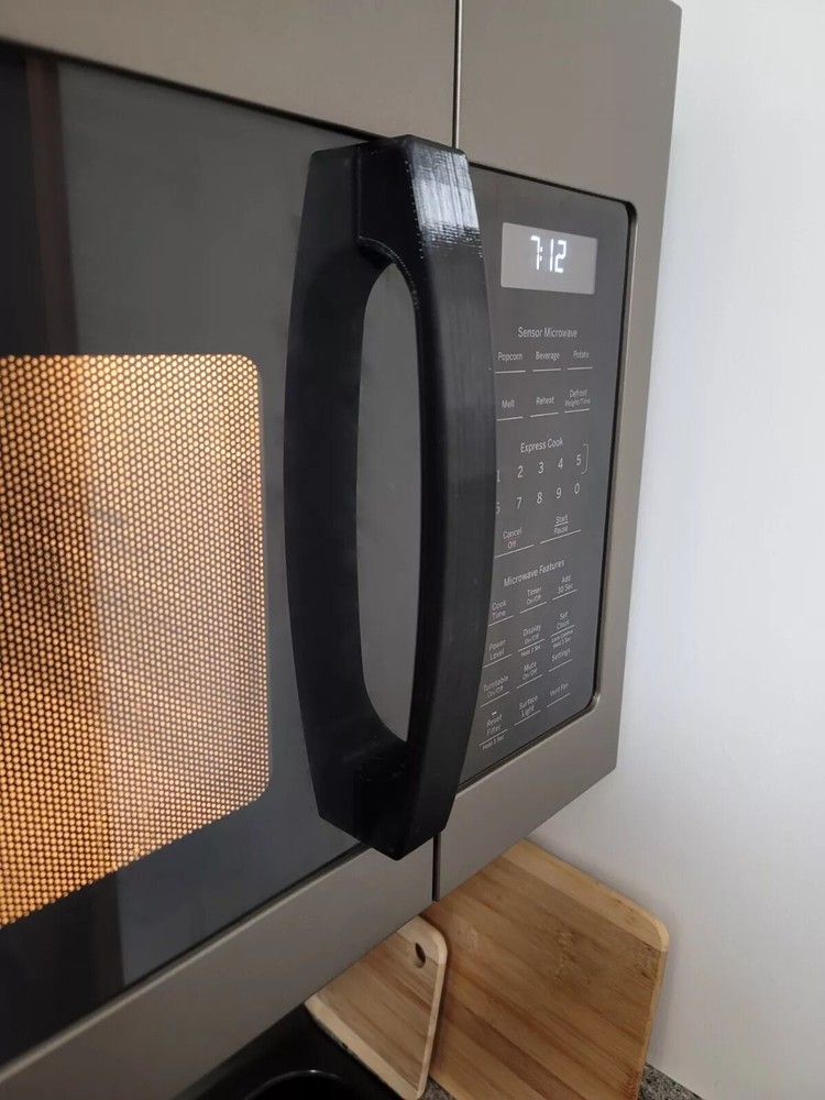 FGMV176NTB Black Aftermarket Replacement Microwave Handle