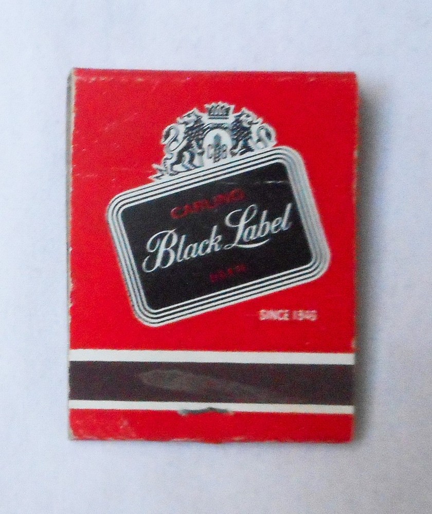 BLACK LABEL MATCH BOOK
