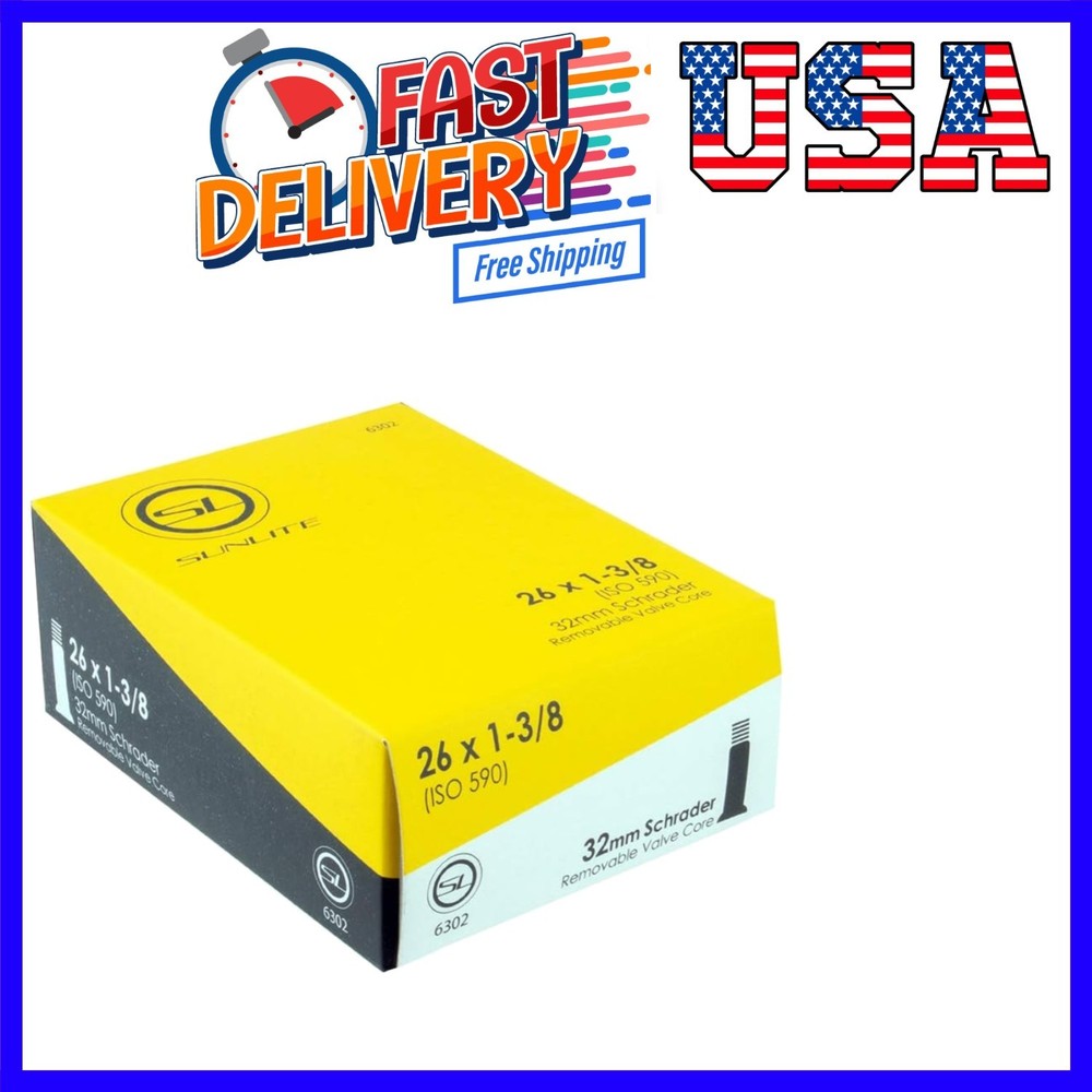 Standad Schrader Valve Tubes, Multiple Sizes