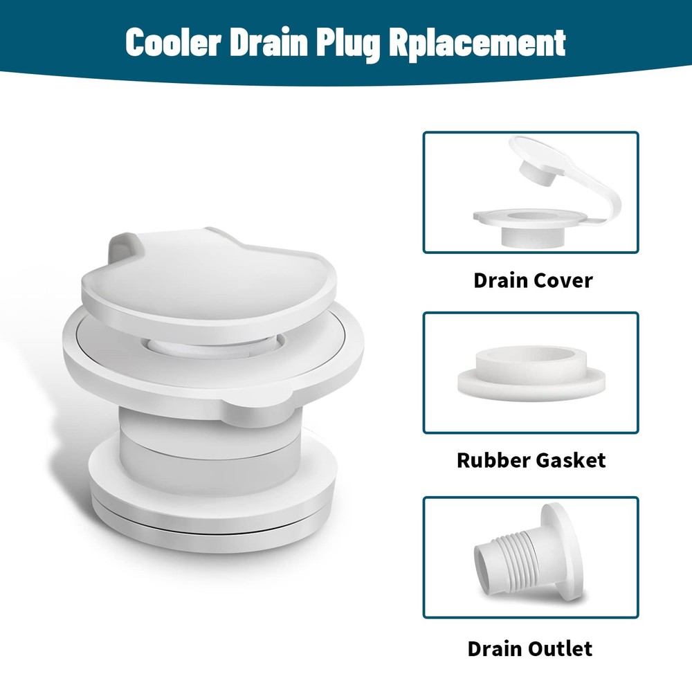 Cooler Drain Plug Assembly Replacement for Coleman Xtreme Coolers