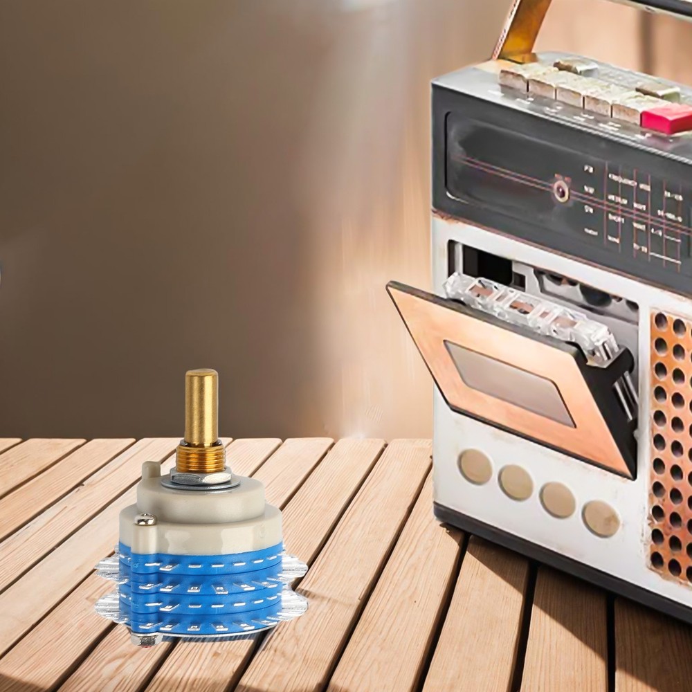 2Pole 24step 2x24 Rotary Switch Attenuator Volume Control DIY Pot Potentiometer