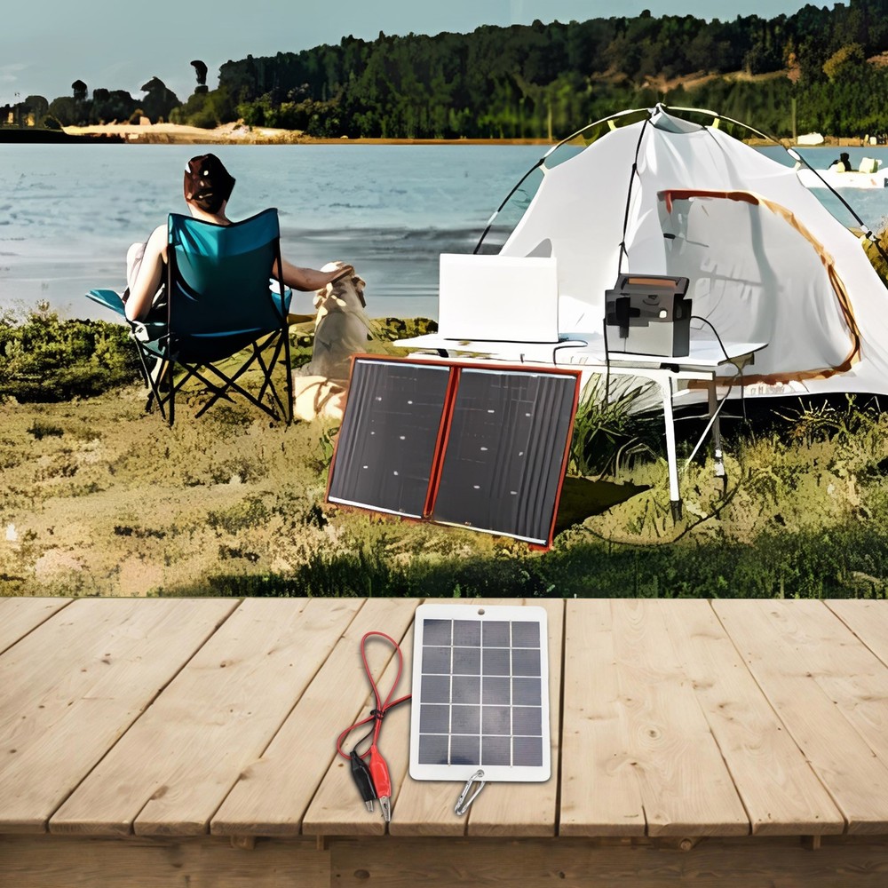 Energy Saving Solutions Use a Portable 10W Solar Panel Anywhere Needed