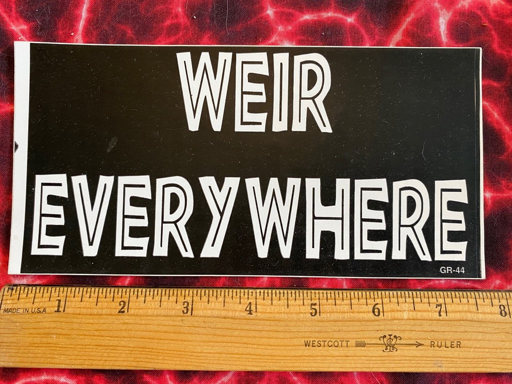 Grateful Dead Large Bumper Sticker