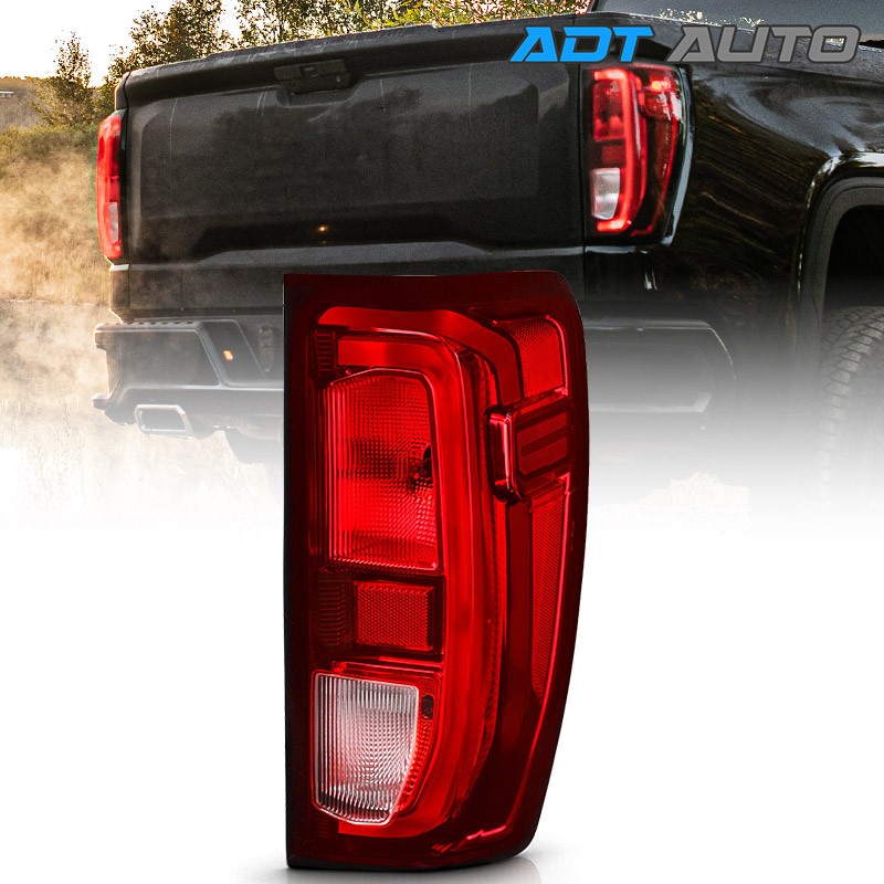 Passenger Halogen Tail Light For GMC Sierra 1500 2500HD 2019-2026 W/ Full Bulbs