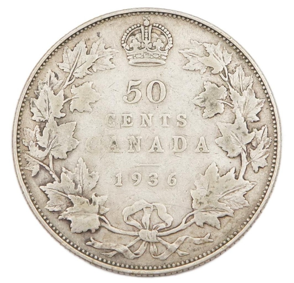 1936 Canada 50c VG