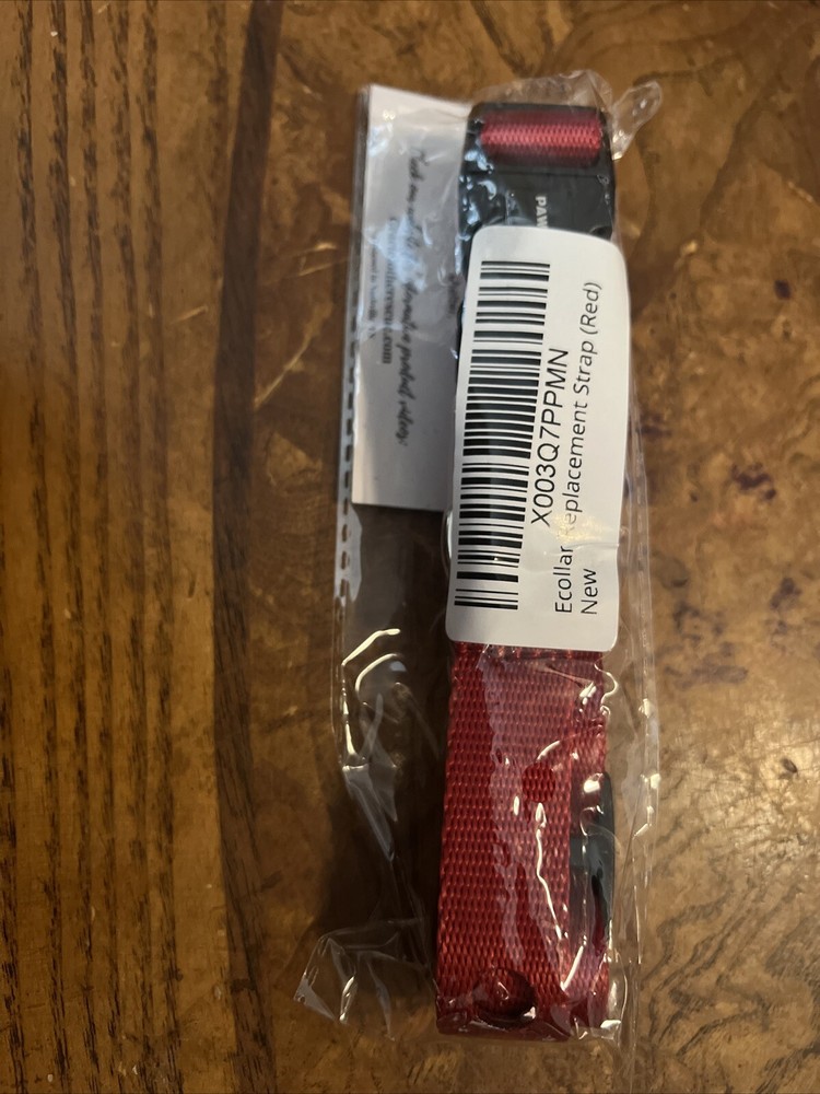 Nylon E Collar Replacement Strap - Shock Collar Replacement Collar Red