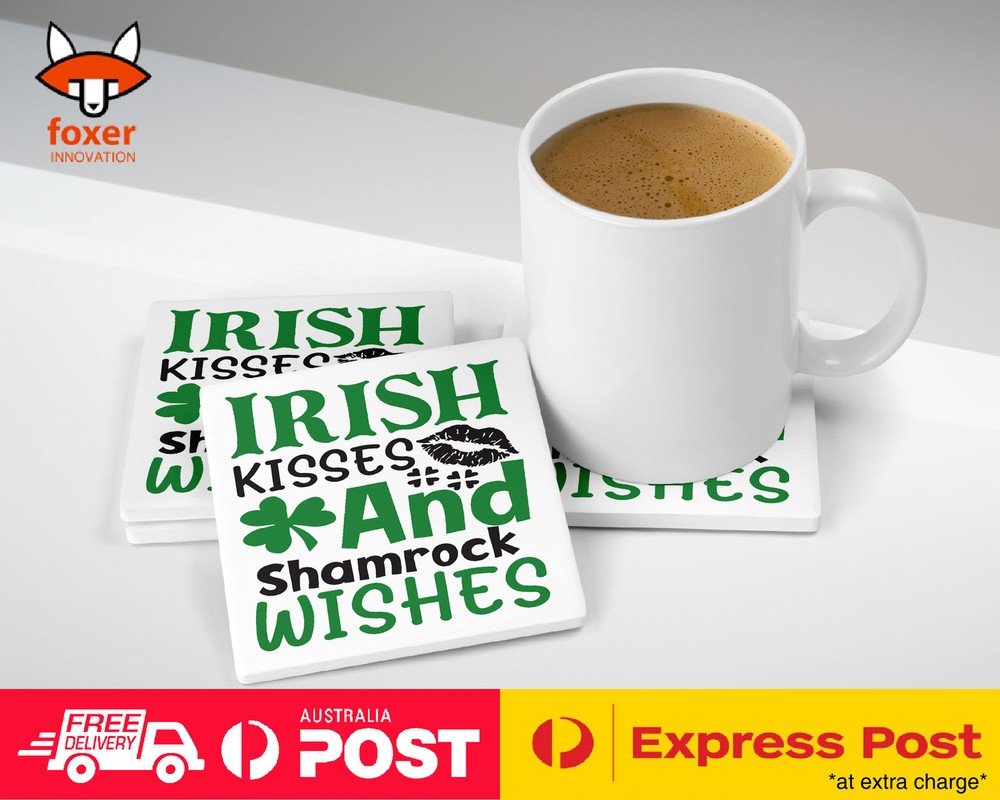 COASTER COFFEE DRINKING MAT|ST PATRICKS DAY QUOTES #3
