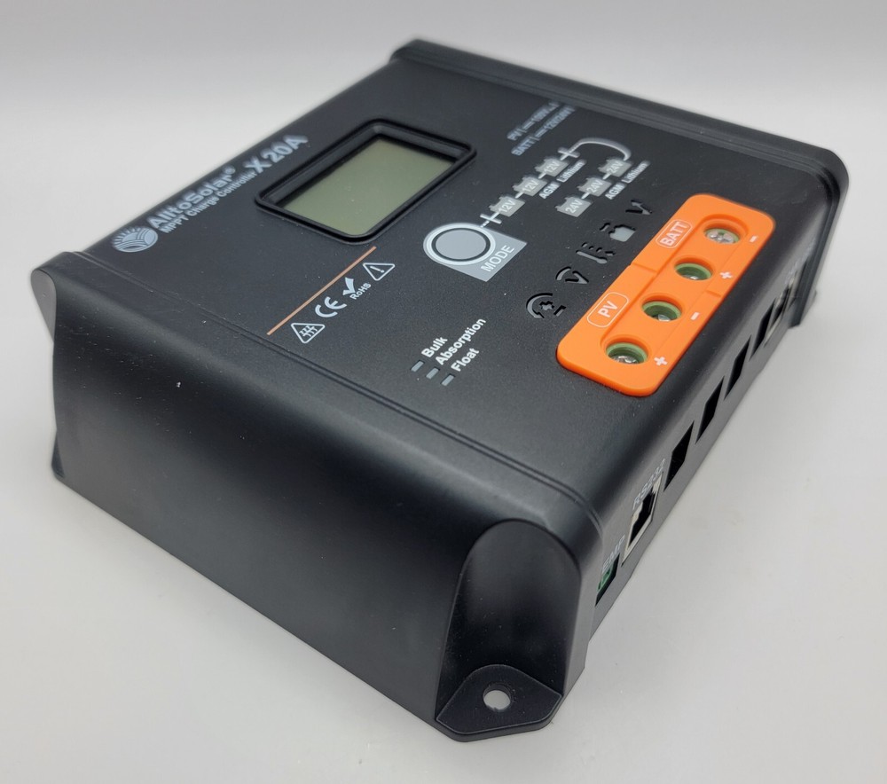 AlltoSolar 20A MPPT Solar Charge Controller 12V