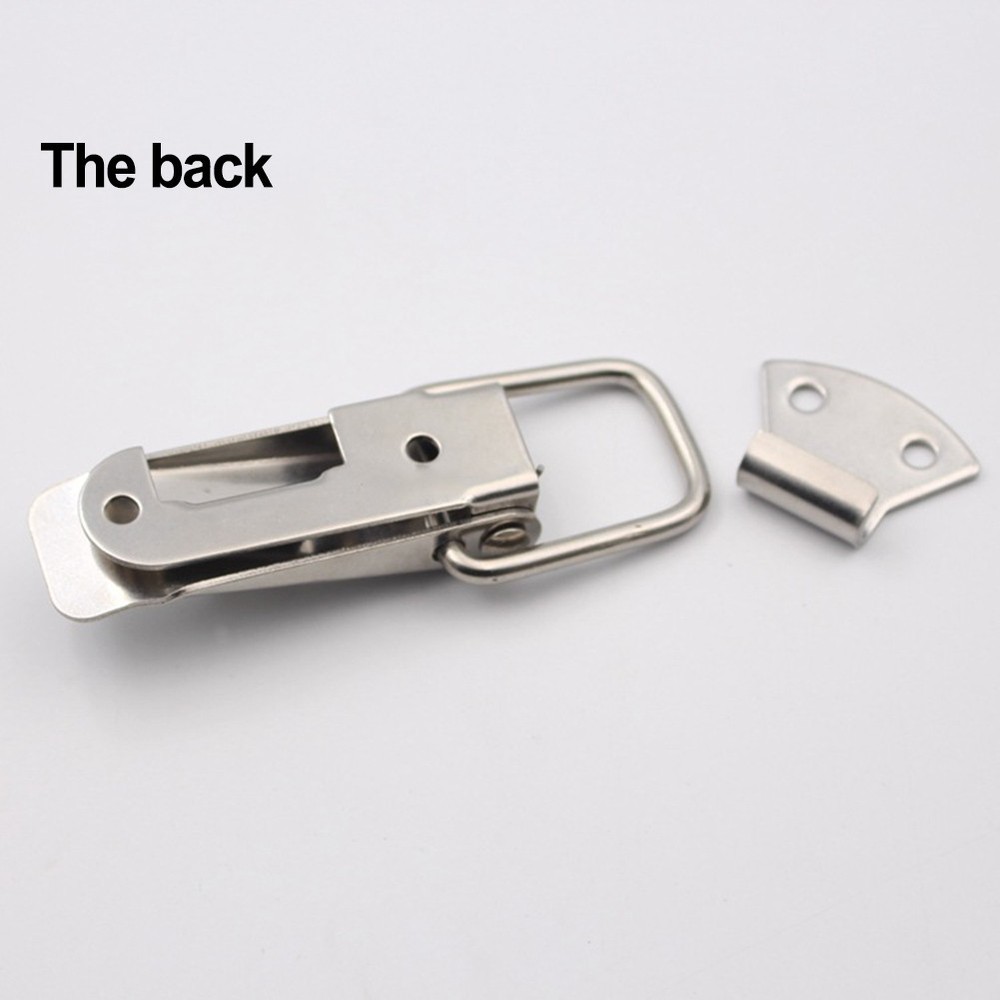4 Pcs Stainless Steel Spring Clamp Latch for Toggle Mounting on Case Boxes