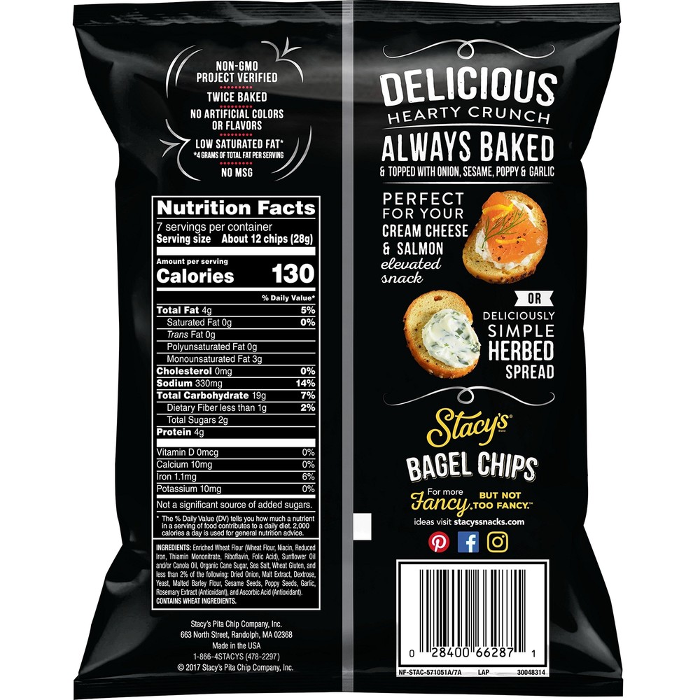 Stacy's Everything Flavored Bagel Chips, 7 Oz