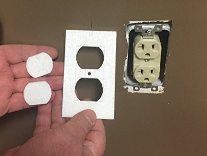 Wall Plate Insulation Gasket 100 Pack, Wall Gasket Replacement Made with