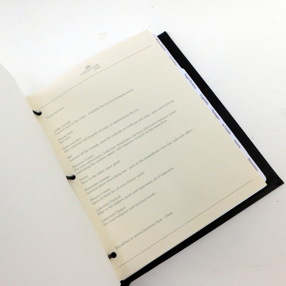 UPLOAD Lakeview Binder Original Prop (2-5726)