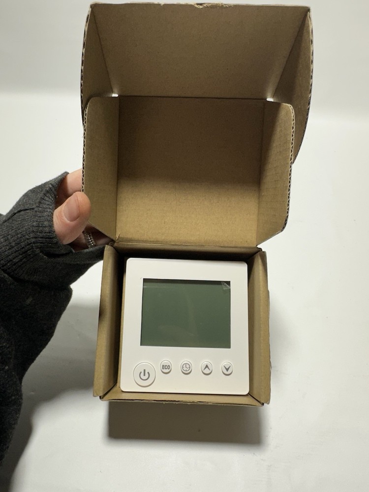 Fdit Digital Thermostat Large LCD Non-Programmable Electric Heating