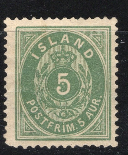 Iceland Scott 16 Mint Hinged - CV 57.50$
