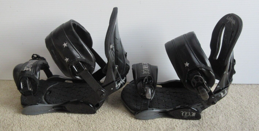 Lamar Team Black Snowboard Bindings