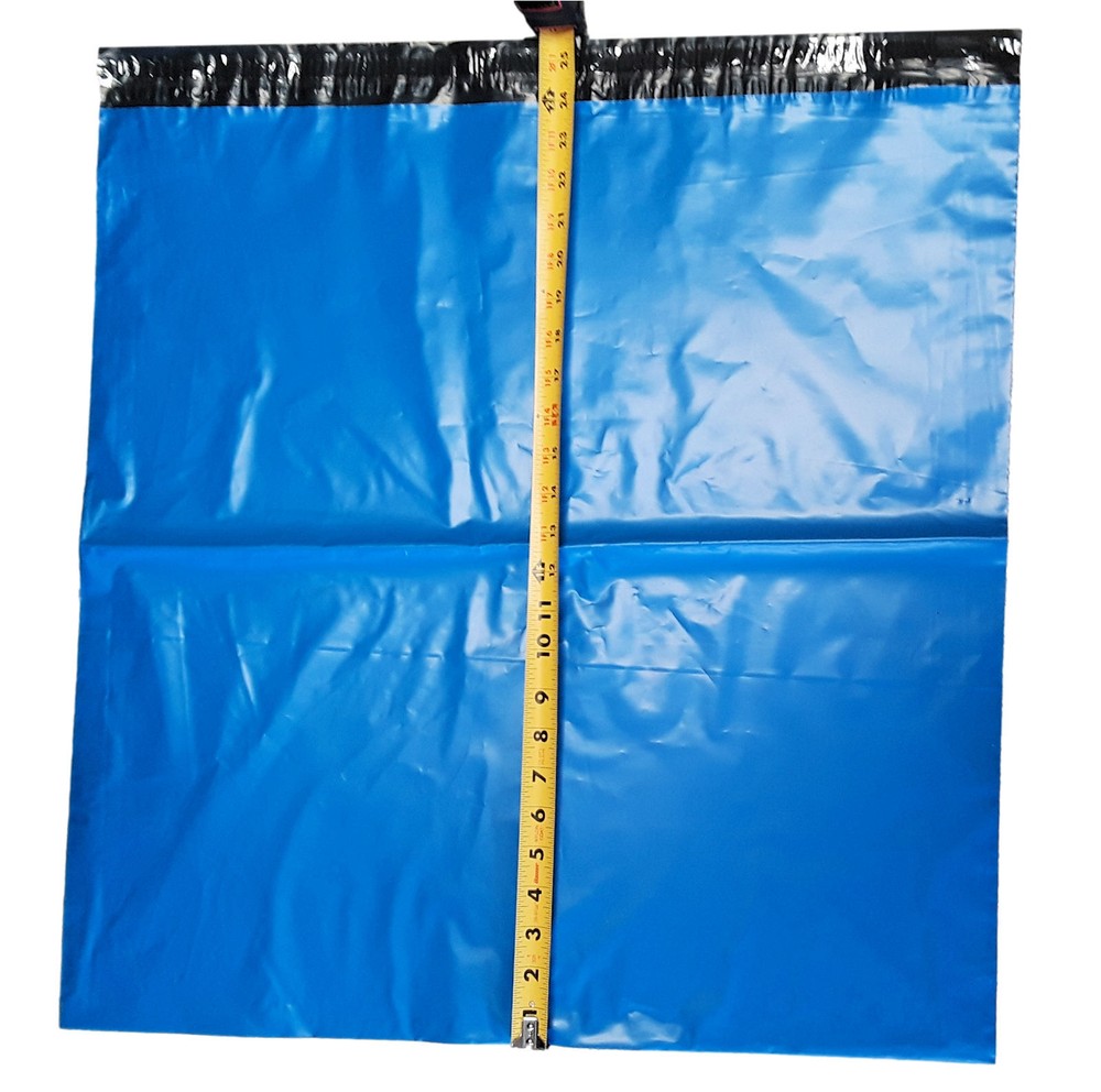 50 24x24 Blue Poly Mailer Plastic Shipping Bag Envelopes Polybags Polymailer