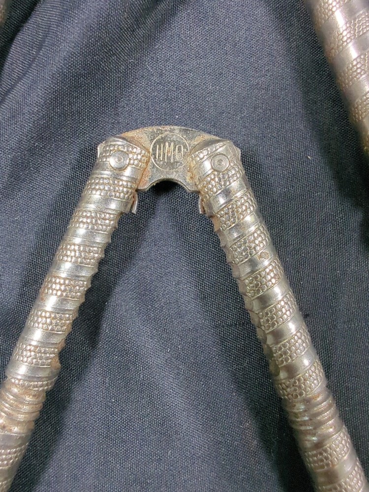 Vintage Nut Cracker Set - 2 HMO Nut Crackers 3 Bamboo Handled Picks Unique Rare
