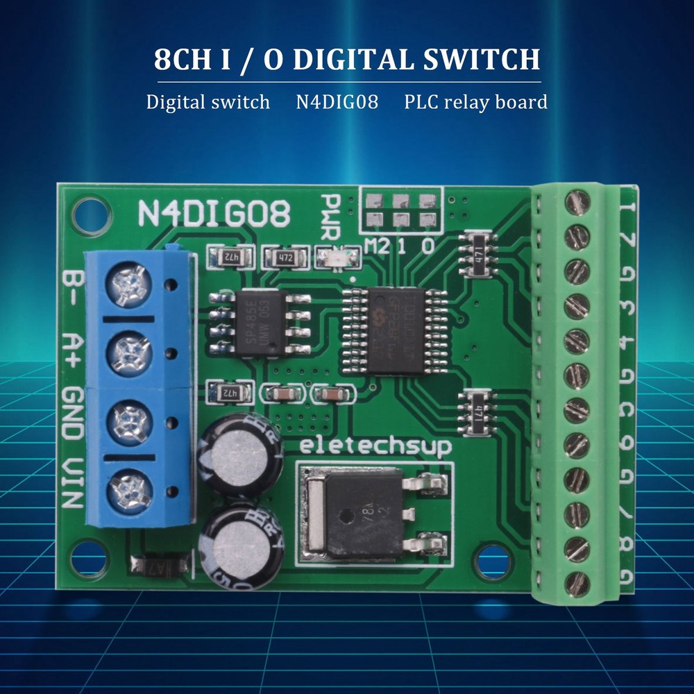 8Ch Input/Output Digital Ttl Lvttl Cmos Rs485 Io Control Module Modbus5066