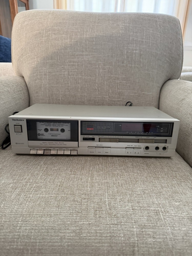 Technics RS-B12 Silver Cassette Player & Recorder Dolby NR One Touch Recording