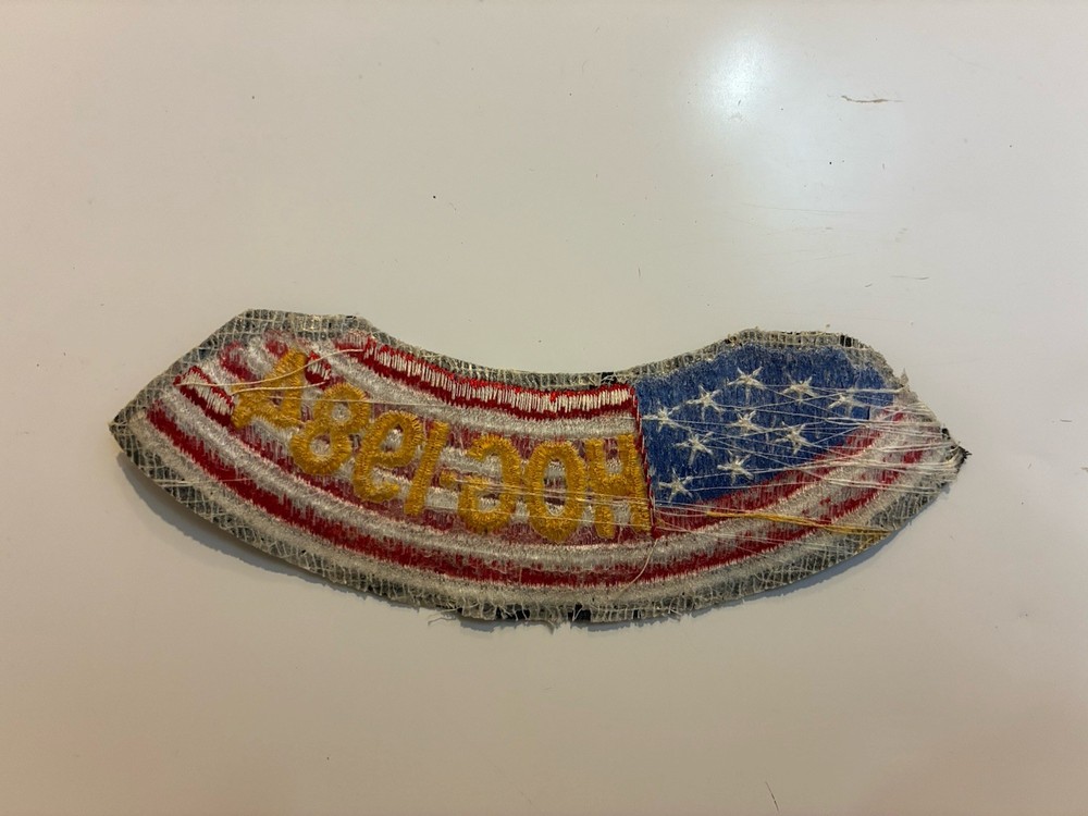 RARE 1984 HOG Harley Davidson Owners Group Notched Patch Badge