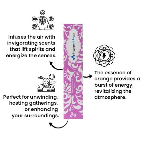Joy Incense 8" 12 Sticks Packs: 2 Packs