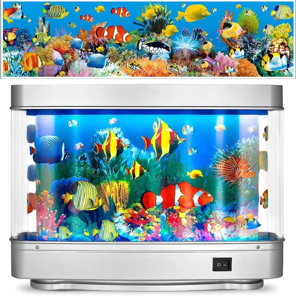 Artificial Tropical Fish Aquarium Motion Lamp Night Light