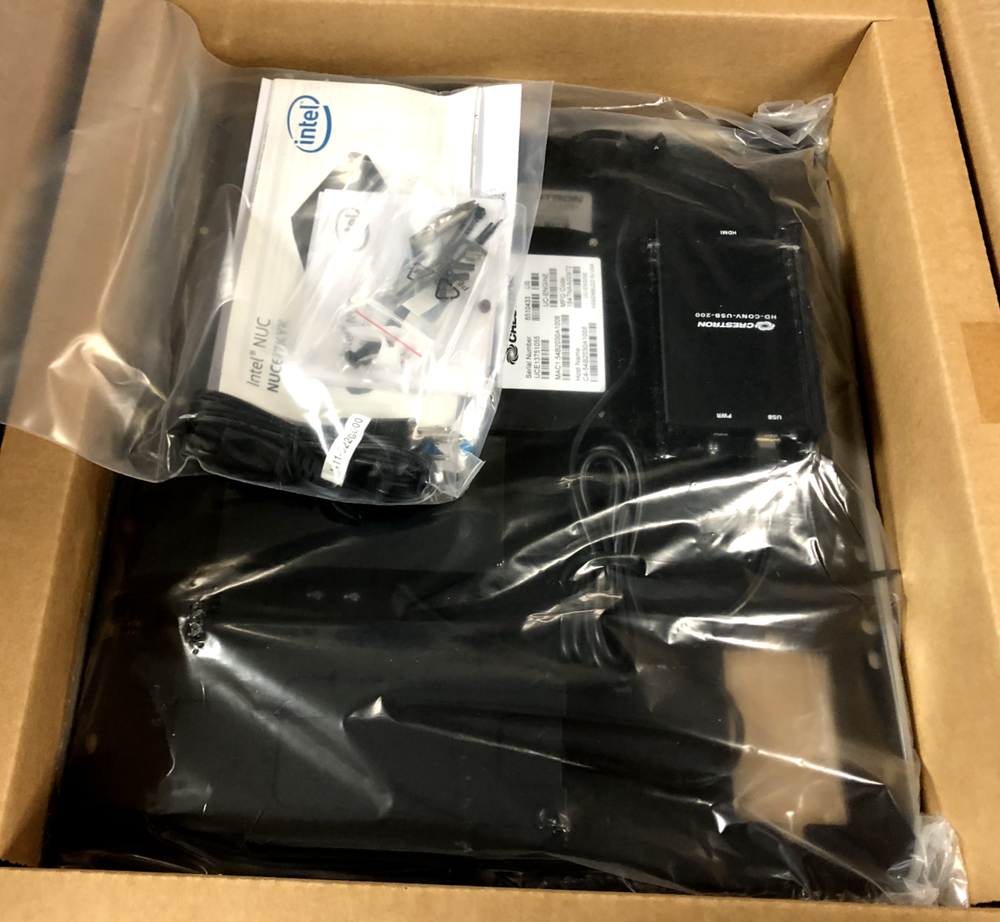 Crestron UC-BRKT-100-ASSY with UC-ENGINE, HD-CONV-USB-200 Open box