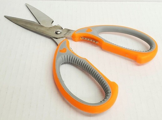 Multi Function Kitchen Scissors Sharp Blade Cooking Bottle Opener Scraper Nuts