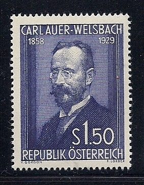 AUSTRIA 1954 Welsbach VF MNH